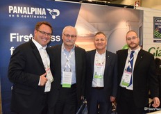 Markus Fellman, Angelo D’Amico, Martinez Gonzalez and Keith Robb from Panalpina